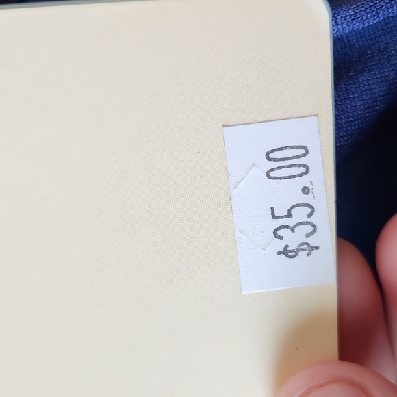 NWT Entro Shiny Navy Cold Shoulder Top - Picture 4 of 4